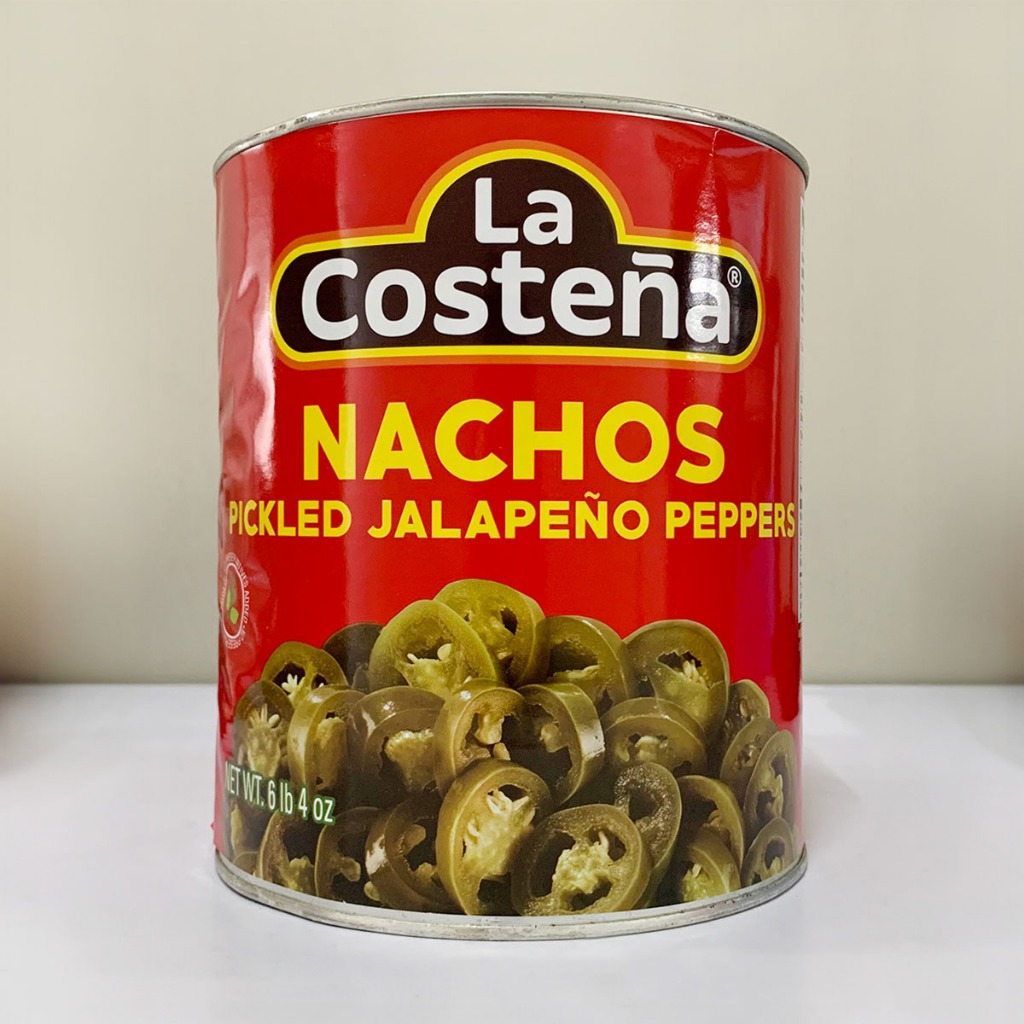 【肥麥莉】Lacostena 墨西哥切片辣椒 墨西哥青椒片 2.8KG