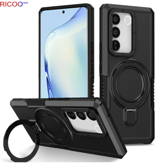 VIVO Y27支點指環手機殼Y16/Y02S隱形支架Y76 5G/Y76S防摔保護套Y17S