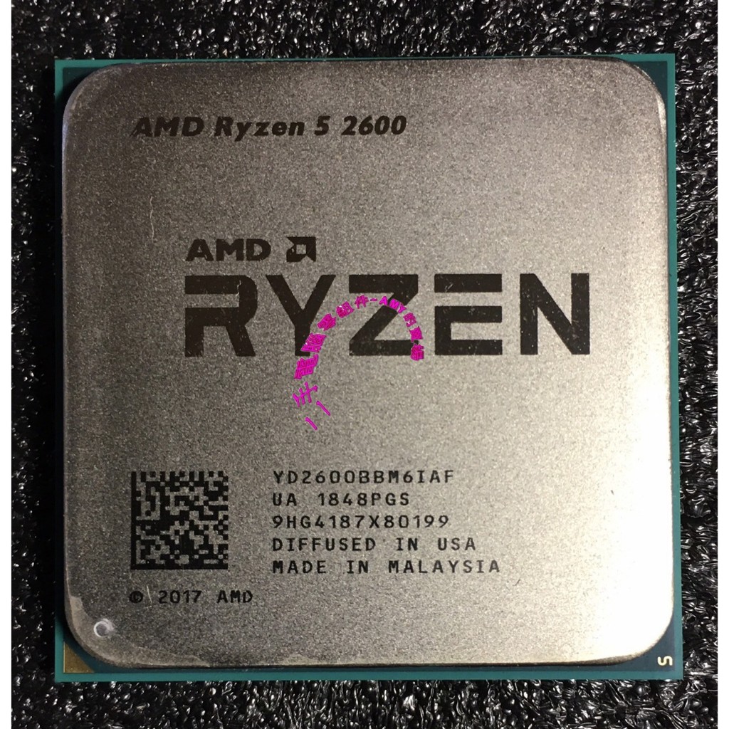 《AMD Ryzen》AMD Ryzen 5 2600 處理器；Socket：AM4