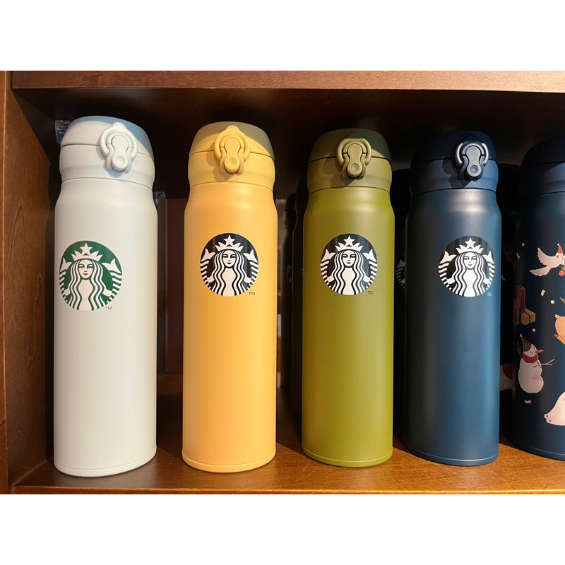 🔥現貨🔥星巴克 Starbucks 600ml 膳魔師代工 芥末黃女神隨身瓶 橄欖綠女神隨身瓶 星空藍女神隨身瓶