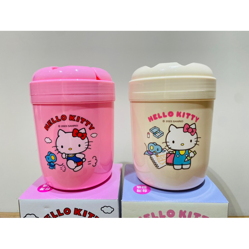 💕全新-Hello Kitty 手提冰桶飲料壺（白色、粉色各一）