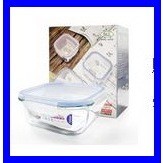 SL三榮 臺灣製造密扣式玻璃方型保鮮盒方型700ml/medimix 單提把文青帆布袋