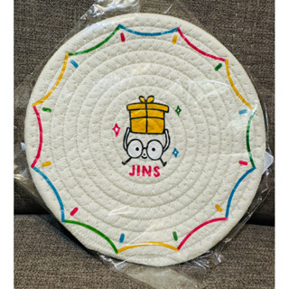 全新JINS編織隔熱墊 棉繩隔熱墊 鍋墊 (直徑18公分）
