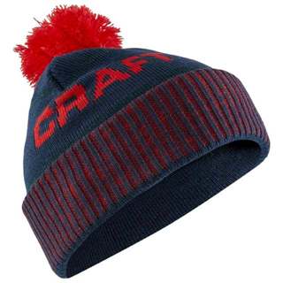 【Craft】LOGO針織羊毛帽 彈性透氣保暖護耳帽 毛線帽/雙層結構保暖 30% Wool_1909898