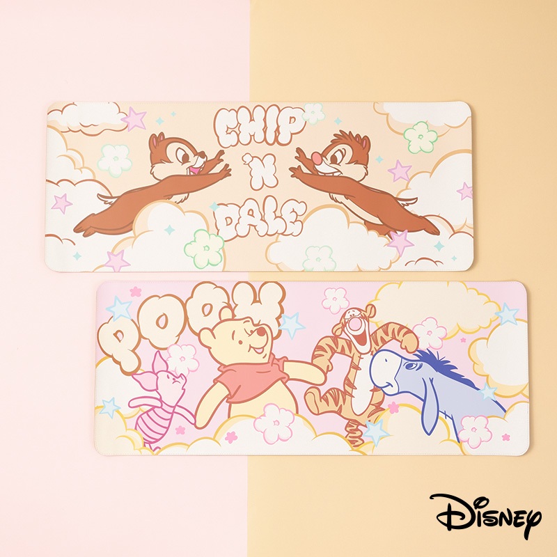 迪士尼｜雲朵朵系列皮革桌墊 奇奇蒂蒂 維尼 桌墊 辦公用品 文具 滑鼠墊 鍵盤墊 BF189 文具旗艦店