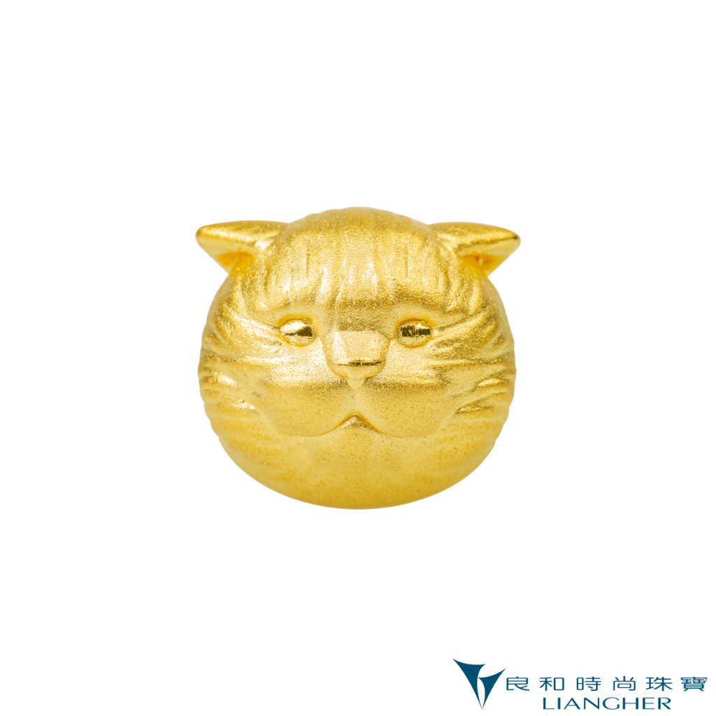 【良和時尚珠寶】 異國短毛貓黃金串珠 手鍊 9999純金黃金