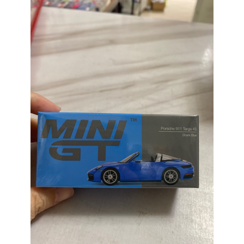 Mini GT #610 PORSCHE 保時捷 911 Targa 4S Shark Blue(全新未拆）