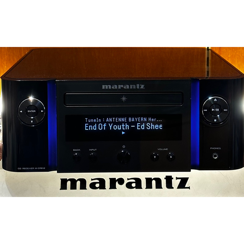 Marantz M-CR612 網路音樂、AirPlay串流播放、無線wifi、CD播放機、可連接電視 *聊聊享優惠*