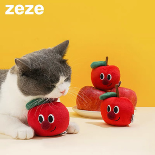 【桃喜 TAOXI 現貨】zeze木天蓼蘋果貓薄荷玩具 貓咪磨牙 內含響紙 貓咪玩具 蘋果造型 貓薄荷 木天蓼 寵物玩具