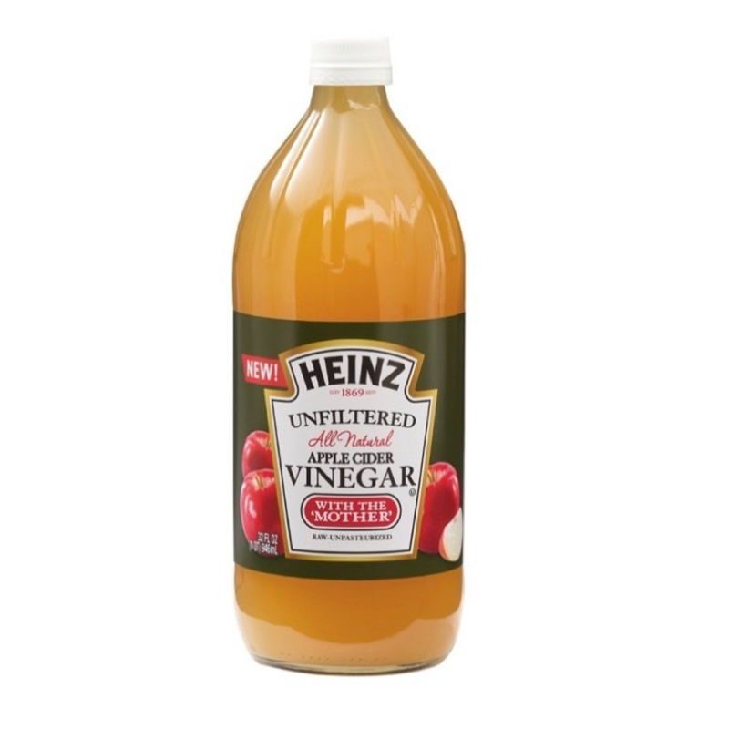 【捲髮阿嬤的柑仔店】＃Heinz亨氏＃美國蘋果醋(未過濾) 946ml/罐