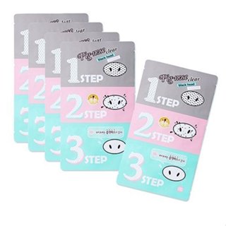 💖晴光市集💖【Holika Holika】豬鼻貼 Pig-Clear Black head 豬鼻子黑頭打擊3步驟 粉刺貼