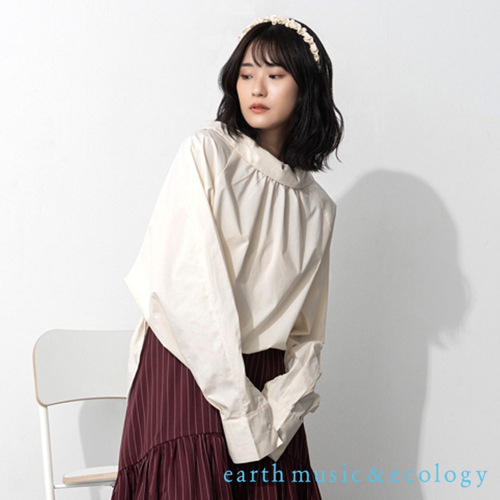 earth music&ecology 變化領2WAY抽繩襯衫(LA34L0A0600)