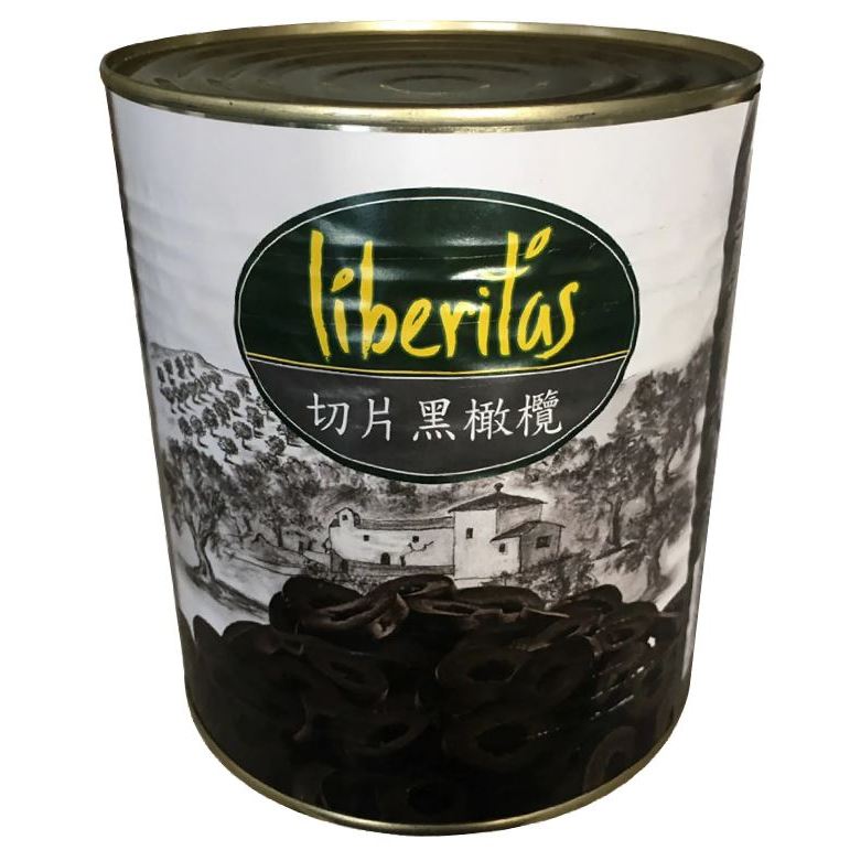 台灣現貨 Liberitas 切片黑橄欖 3kg [超取限購1]