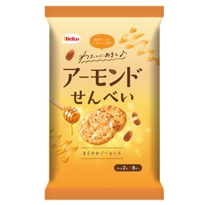 【栗山】日本零食 Befco 米果系列(杏仁蜂蜜/芝麻黑蜜)