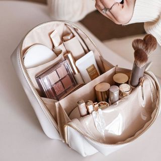 小日子美妝 | FA02 蛋殼化妝包 隨身化妝包 化妝品收納 保養品收納