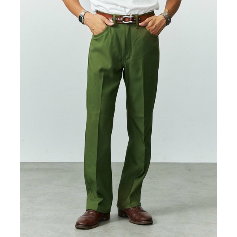（Worldwide🇯🇵 代購) Wrangler / 1960‘s WRANCHER 喇叭褲(股下74cm) 紅/綠