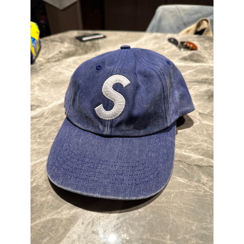 全新Supreme  Denim S Logo 6-Panel 帽子 老帽 鴨舌帽 棒球帽 帽