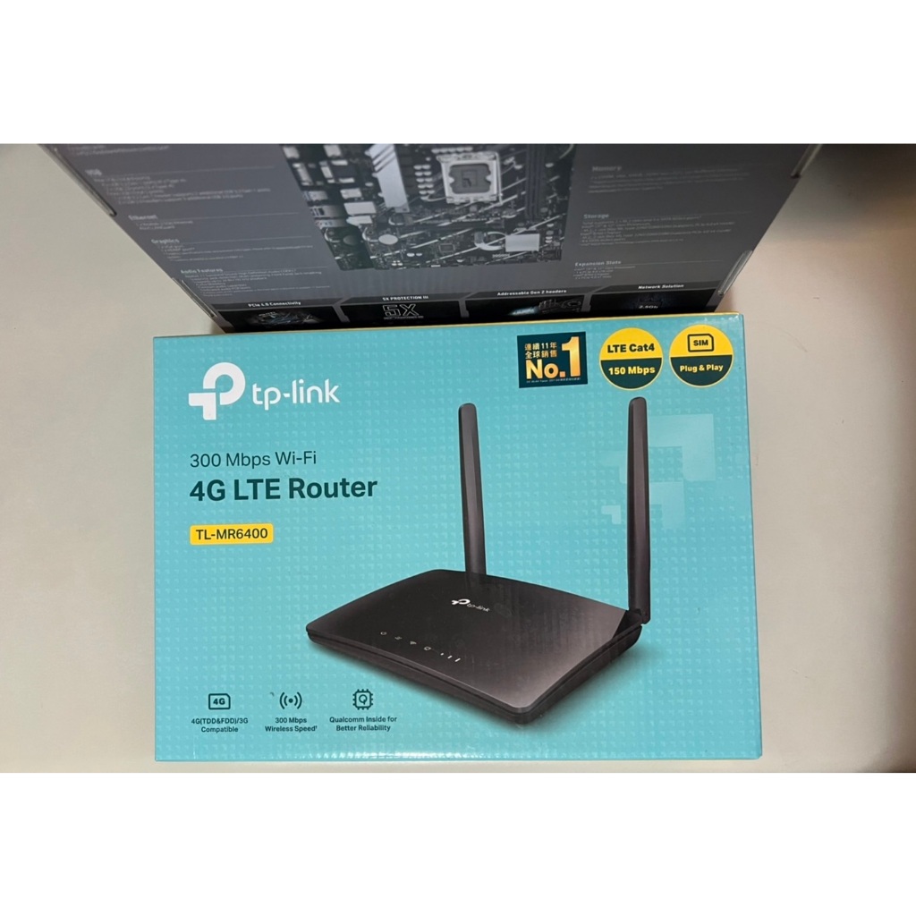 TP-Link 4G無線網路分享器 TL-MR6400 N300 WIFI分享器 SIM卡分享器 路由器 支援SIM卡