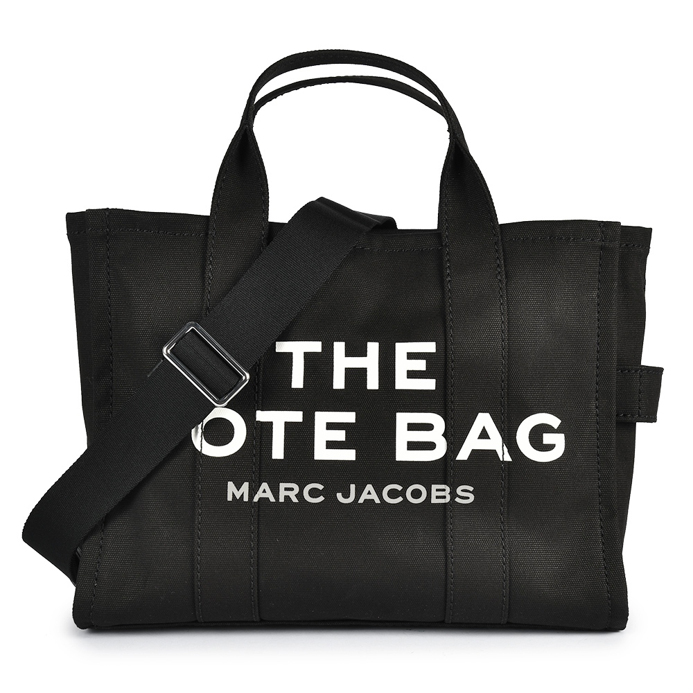 MARC JACOBS THE TOTE帆布手提斜背兩用托特包(黑色)920485-001