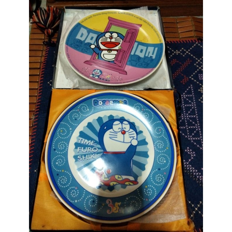 🇯🇵（正品限量絶版）哆啦a夢35週年紀念瓷盤2組（2個合售）