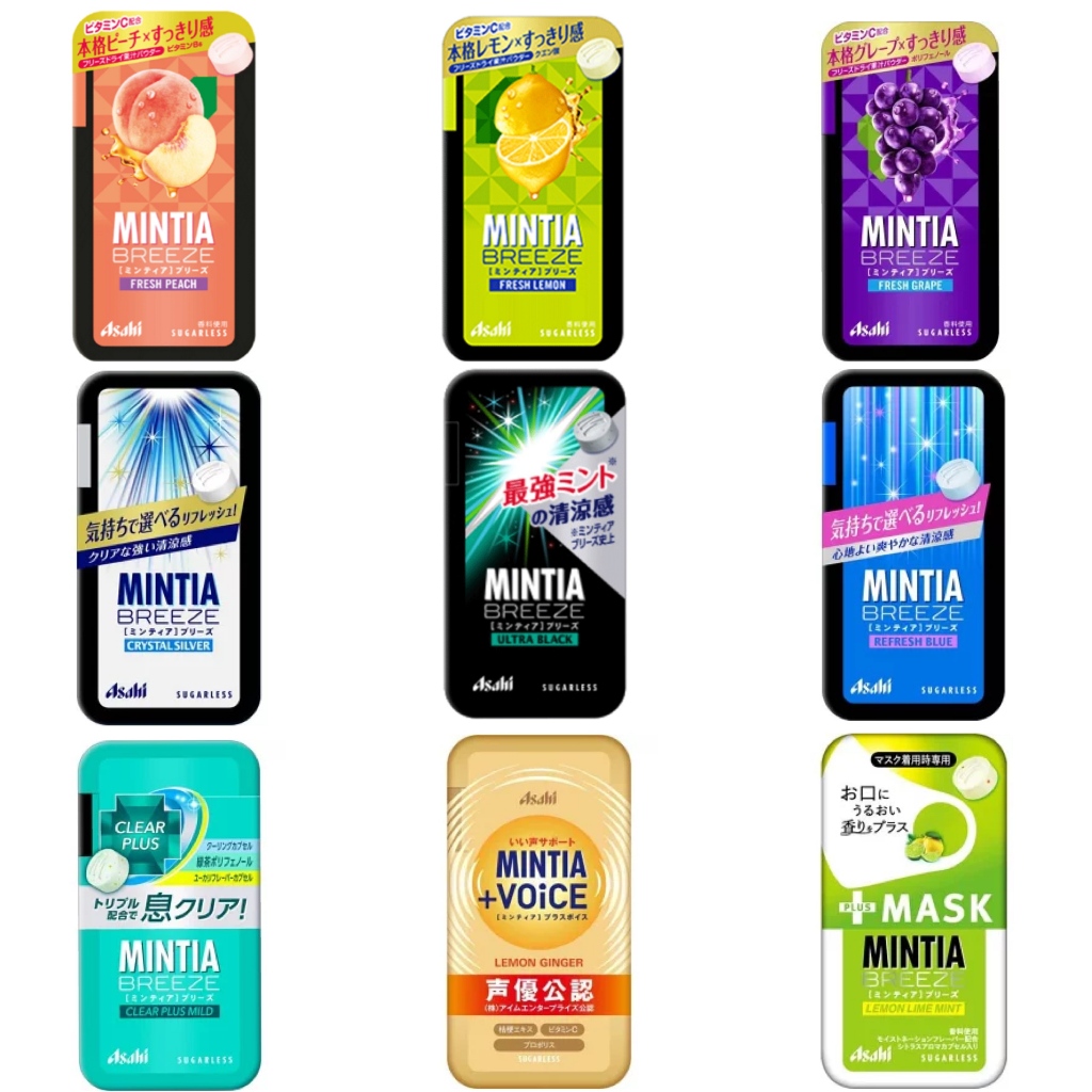 《現貨速發》日本直進🎀朝日Asahi🎀MINTIA BREEZE系列 口氣清新薄荷糖口含錠 草莓