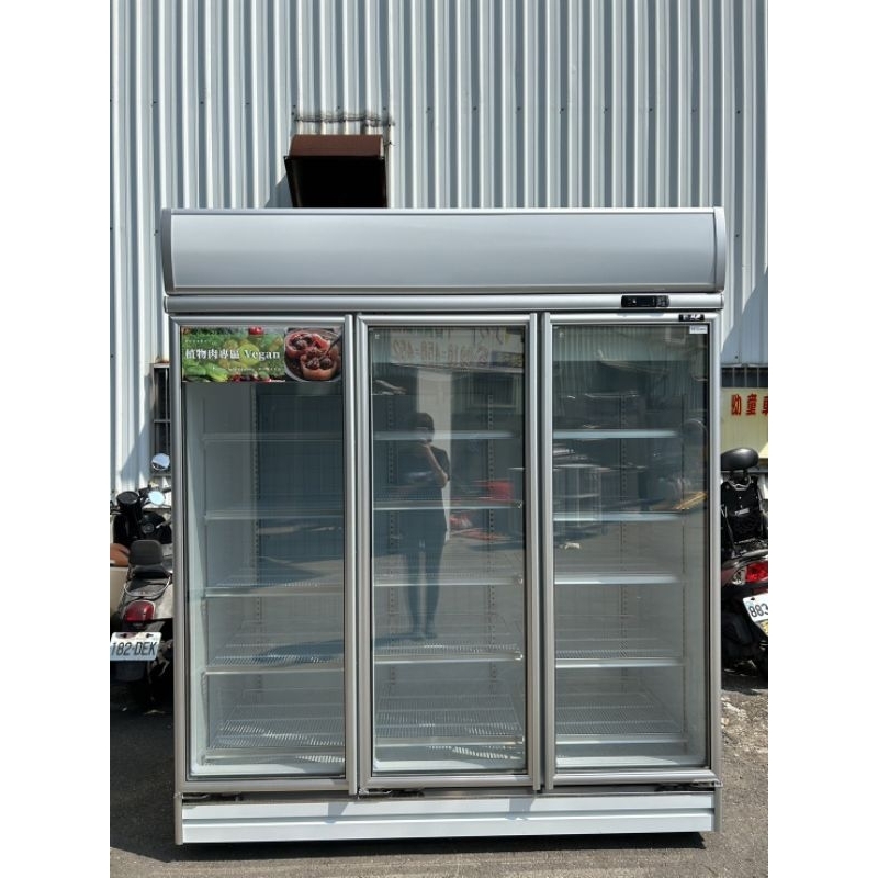瑞興三門透明冷凍展示冰箱 220V 加大版 僅用10個月 非常漂亮 🏳️‍🌈萬能中古倉🏳️‍🌈