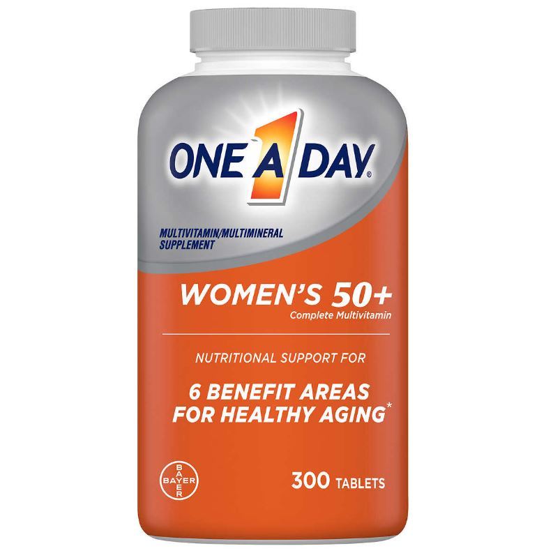 美國拜耳One A Day Women's 50+銀髮女性綜合維他命 Multivitamin300顆及100顆二種