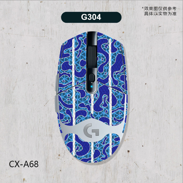 [台中現貨]羅技 滑鼠 G304 G102 通用 防滑貼 防汗貼 蜥蜴皮材質 全包含掌心貼手感佳 美觀耐用CX-A68