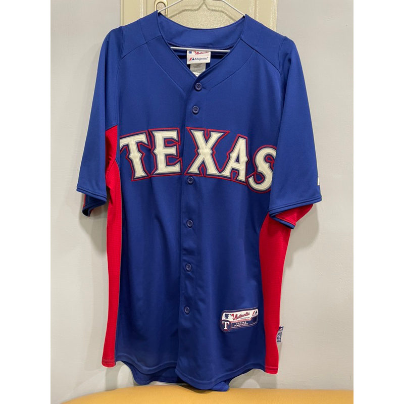MLB 美國大聯盟 Majestic 遊騎兵隊 棒球衣 (九成新) SIZE: M (成人版)