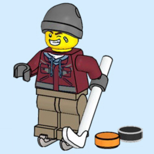 LEGO 80109 拆售 人偶 冰上曲棍球 小男孩 (附配件如圖片)