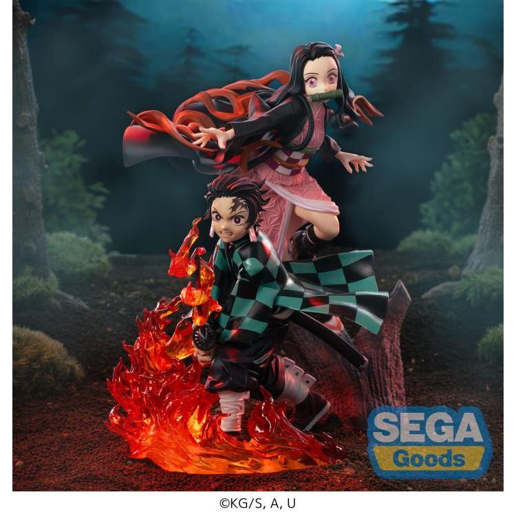 《$uper Toys》11月預購 SEGA 景品 鬼滅之刃 XROSSLINK 炭治郎 禰豆子 特效 場景 對戰 公仔