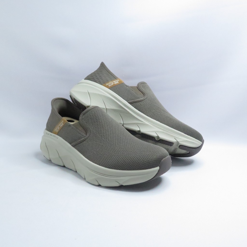 Skechers 232463BRN DLUX WALKER 2.0-REELER 男 健走鞋 瞬穿 記憶鞋墊 深咖