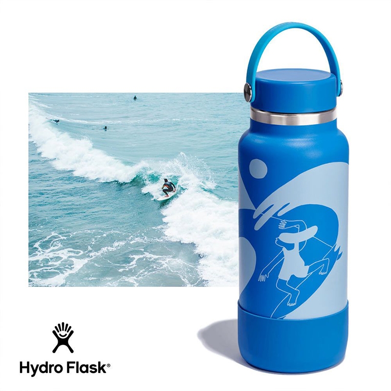 【Hydro Flask】Ty Williams 32oz 藝術家聯名 寬口保溫瓶 藍寶石 HFLEW32BTSF23A
