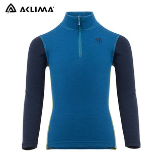 挪威-[ACLIMA]WW Mockneck Ch 兒童高領長袖上衣 / 保暖通風 / 親膚不搔癢