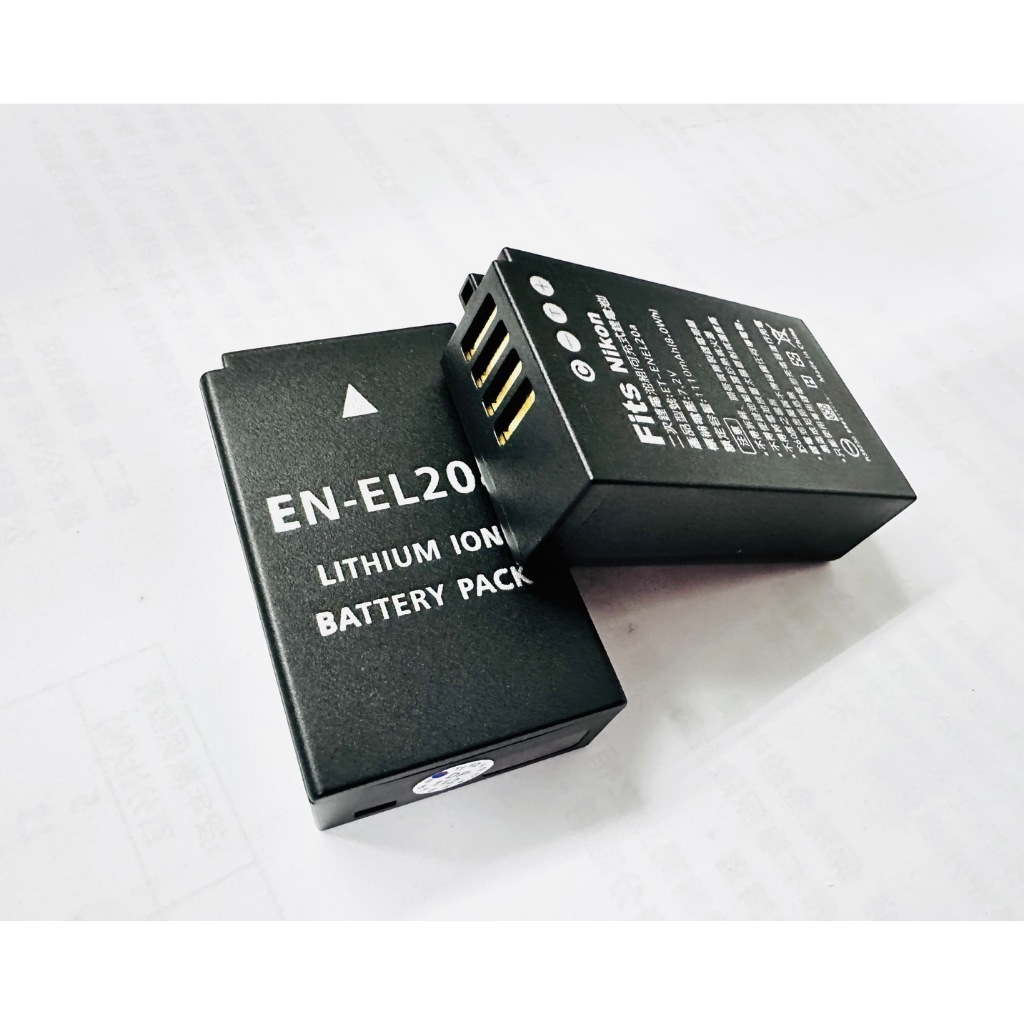 現貨Nikon EN-EL20 ENEL20 電池J1 J2 S1 J3 V3 P1000防爆鋰電池 顯示電量 破解版