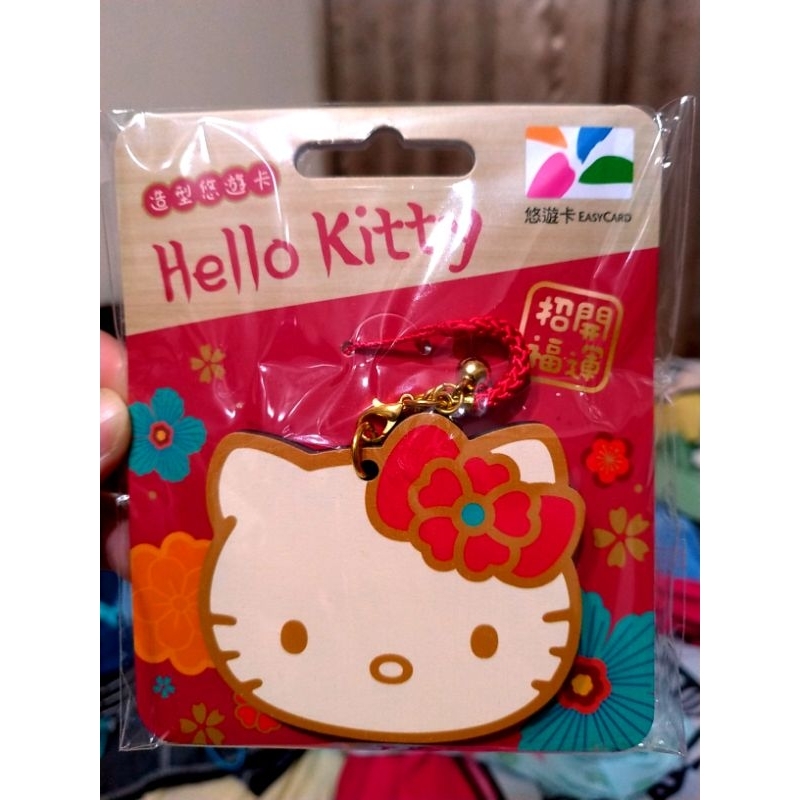 Hello Kitty 造型悠遊卡 和風繪馬 木製