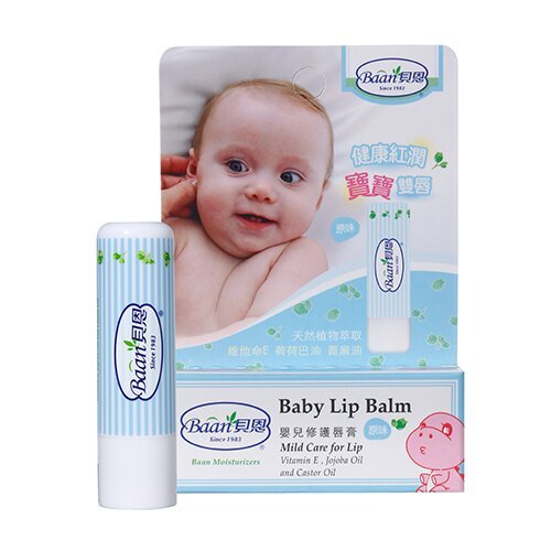 貝恩Baan 嬰兒修護唇膏(原味)(4716357206335) 99元(效期2026/5月)