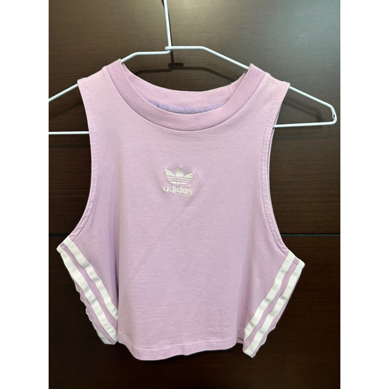 官方正貨 Adidas Crop Top 綠白 紫白 迷彩 短版 辣妹 運動背心 女 兄弟象啦啦隊峮峮