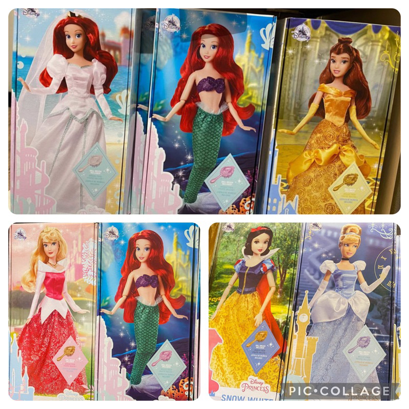現貨24H出貨 冰雪奇緣 艾莎 安娜 長髮公主 小美人魚 貝兒 白雪公主 仙度瑞拉 睡美人 迪士尼公主 公主 美國迪士尼
