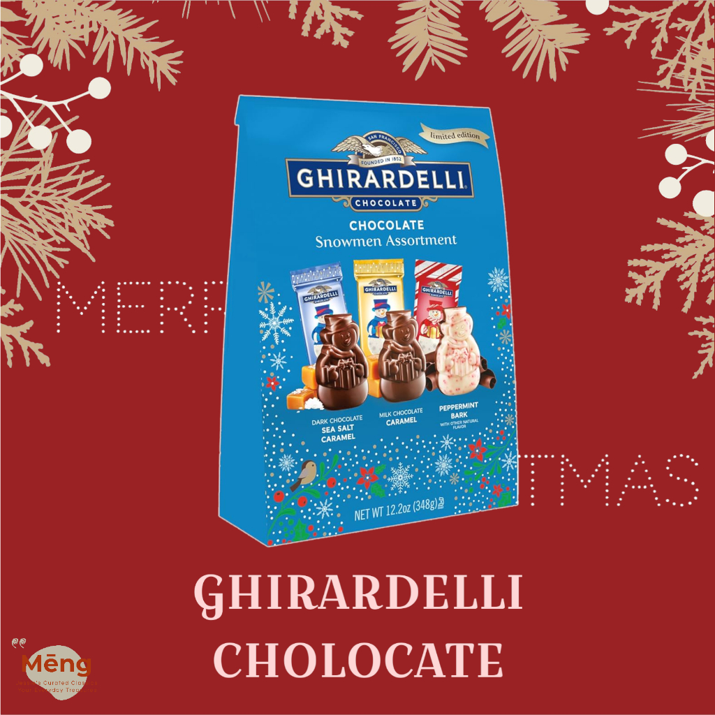 現貨！💓 鷹牌Ghirardelli Chocolate 限量聖誕版雪人巧克力