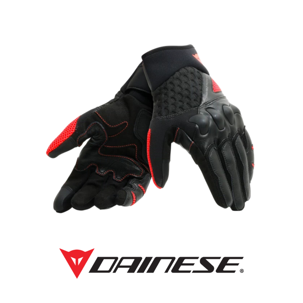DAINESE X-MOTO GLOVE 黑紅 防摔手套 手套
