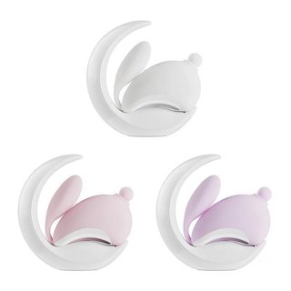 【買一送二】OSUGA｜兔子月｜震動吸吮器 大人糖 吸吮按摩器 小夜燈 吸允器 口愛 口交 潮吹玩具 情趣用品