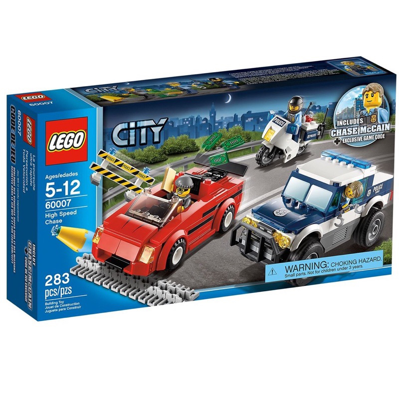 LEGO 60007 樂高 正版 絕版 稀有 玩電影 警車追逐
