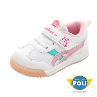 救援小英雄波力POLI-童鞋 輕量運動鞋 白粉/POKB34223/K Shoes Plaza