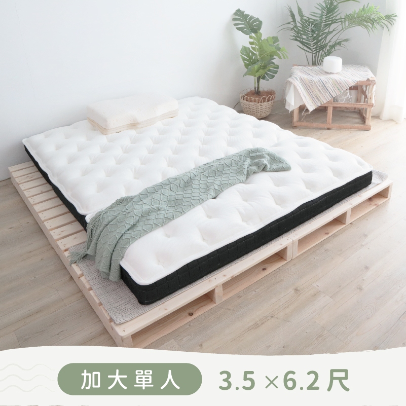 LoveFu 無光厚墊 - 加大單人 3.5尺｜可折疊  三折輕巧 沙發床 宿舍床墊