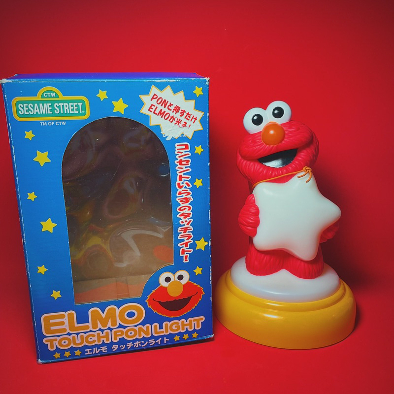 稀有物 日本 芝麻街 elmo 夜燈公仔