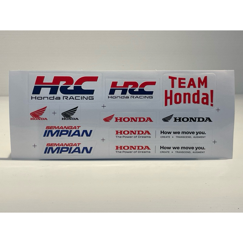 MotoGP馬來西亞站-場內限定GP部品 Honda Hrc車貼