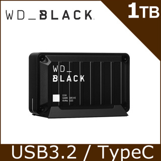 全新 三年保固 WD BLACK 黑標 D30 Game Drive 1TB 外接式固態硬碟SSD