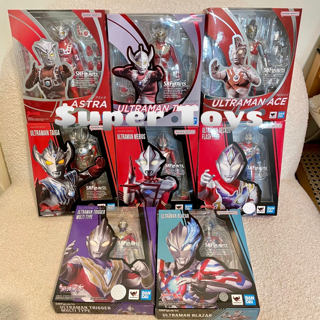 《$uper Toys》全新現貨 SHF 超人力霸王 布雷薩 大河 太郎 梅比斯 艾斯 奧特曼 可動 德卡 閃光型態