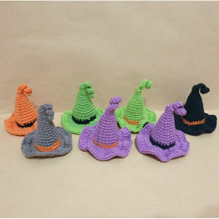 《手工現貨》毛線編織 Halloween萬聖節 女巫帽 巫婆帽 鑰匙圈 飾品